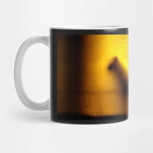 Yellow Horse Shadow Silhouette Mug